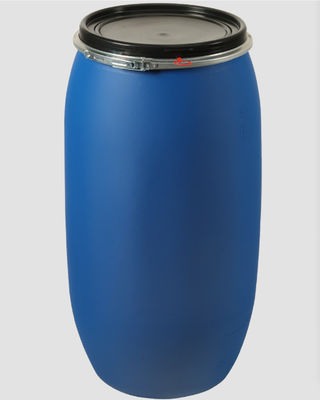 Round 200L Plastic Barrel Industrial HDPE Plastic Bucket Disesuaikan