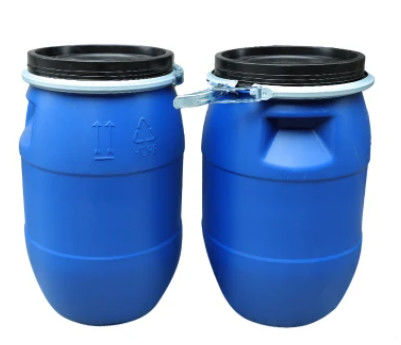 Blue Open Top HDPE Drum Cylinder 50 Liter Plastic Barrel ODM