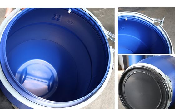 OEM / ODM Plastic Chemical Barrel HDPE 200 Liter Barrel Anti Bocor