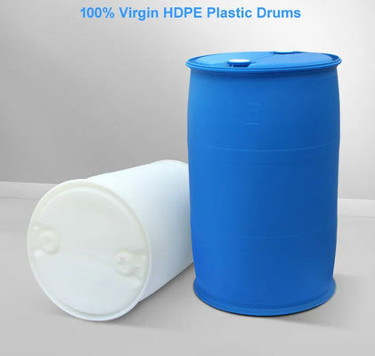 200L Plastic Chemical Barrel Blue Reusable Multifunction Closed Top