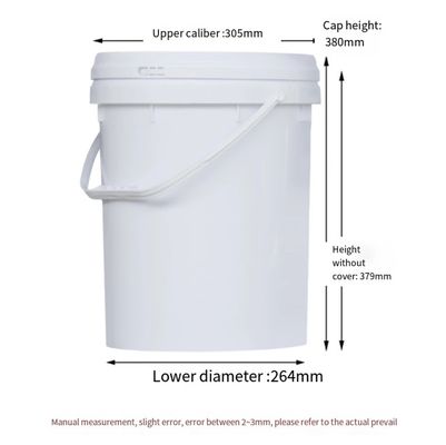 Drum Cat Ember Plastik Tahan Lama 20L HDPE Dengan Penutup PP