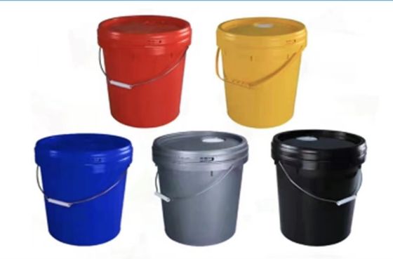 Tebal 1.4mm Plastik Kosong Ember Cat Tahan Karat Multicolor 20L