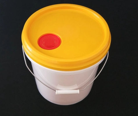Ember Cat Plastik HDPE Bulat Ember Air Plastik Tertutup Dengan Gagang Tutup