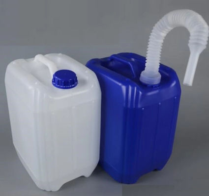 Grease Enclosed Square Jerry Can Wadah Kimia HDPE 25 Liter