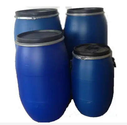 Drum Penyimpanan Makanan HDPE Plastik Biru Open Top Barrel Tong 394 * 880mm