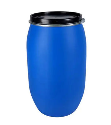 60 Liter HDPE Open Top Blue Plastic Drum Iron Stirrup Barrel