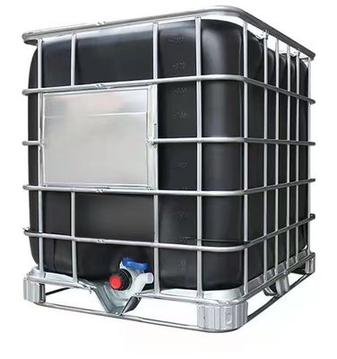 1000 liter IBC Galvanized Baja Kandang Luar Dan Kontainer Dalam Hitam Untuk Industri Kimia