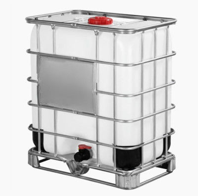 500L Kontainer Komposit Vertikal Medium Bulk Full Steel Pallet Frame