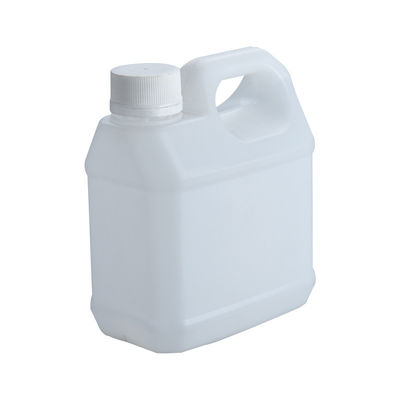 1L Cuci Piring Cairan Botol Plastik Disinfektan Air Square Datar Kaleng HDPE Minyak Kacang Kimia Plastik Tong