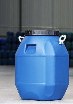 Drum Barrel Plastik Tahan Air HDPE Blue Chemical Barrel Square FDA