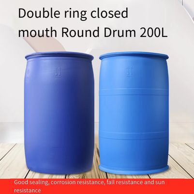 Higienis 55 Gallon Blue Plastic Barrel Drum Minyak HDPE 200 Liter Tahan Lama