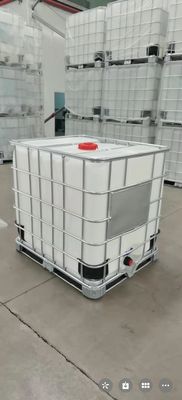 Kimia HDPE IBC Tank Square 1 Ton Tangki Plastik Putih ISO9001