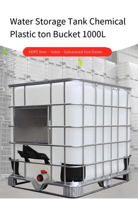 Chemical IBC Storage Tank Square Drum Plastik HDPE 1000 Liter