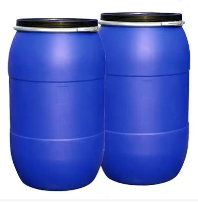 OEM / ODM Blue Plastic Chemical Container Dengan Iron Hoop Ring