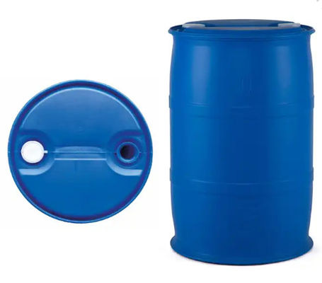 Chemical Blue Plastic 55 Gallon Drum Barrel 200L Dapat Didaur Ulang Dengan Lubang Drainase