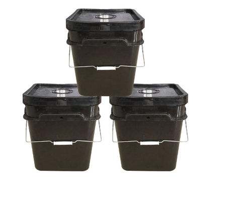 Ember Cat Plastik Silinder HDPE 20 Liter Ember Kustom Dicetak ISO9001