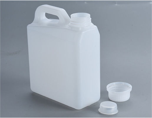 1L Cuci Piring Cairan Botol Plastik Disinfektan Air Square Datar Kaleng HDPE Minyak Kacang Kimia Plastik Tong