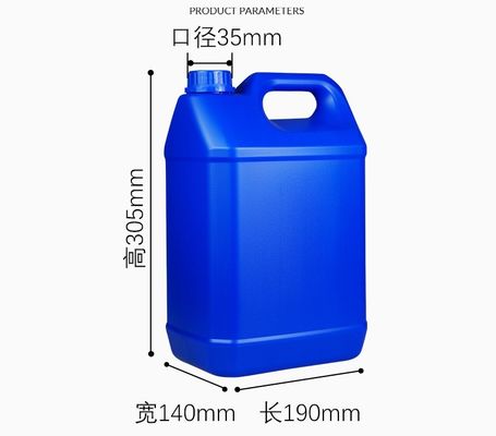 6 liter dari tong plastik tong kimia tahan asam dan alkali penutup yang kuat