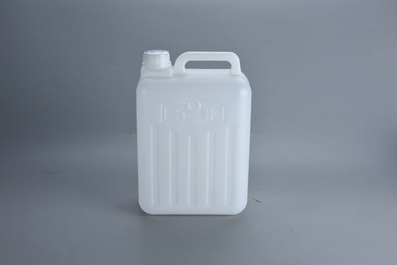 5L Extrusion Blow Molded Plastic Jerry Can Warna putih dan ketebalan dinding 2mm untuk daya tahan